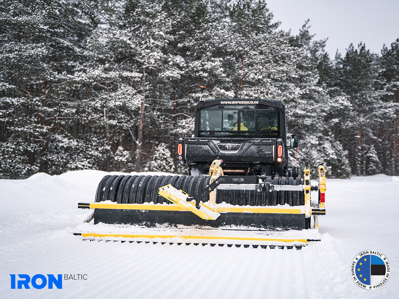 Eisschaber-Modul 2,7 m für Schneewalze